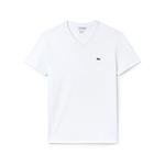 Lacoste Erkek Regular Fit V yaka Beyaz T-Shirt