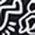 Lacoste X Keith Haring Erkek Klasik Fit Beyaz - Lacivert PoloLacivert