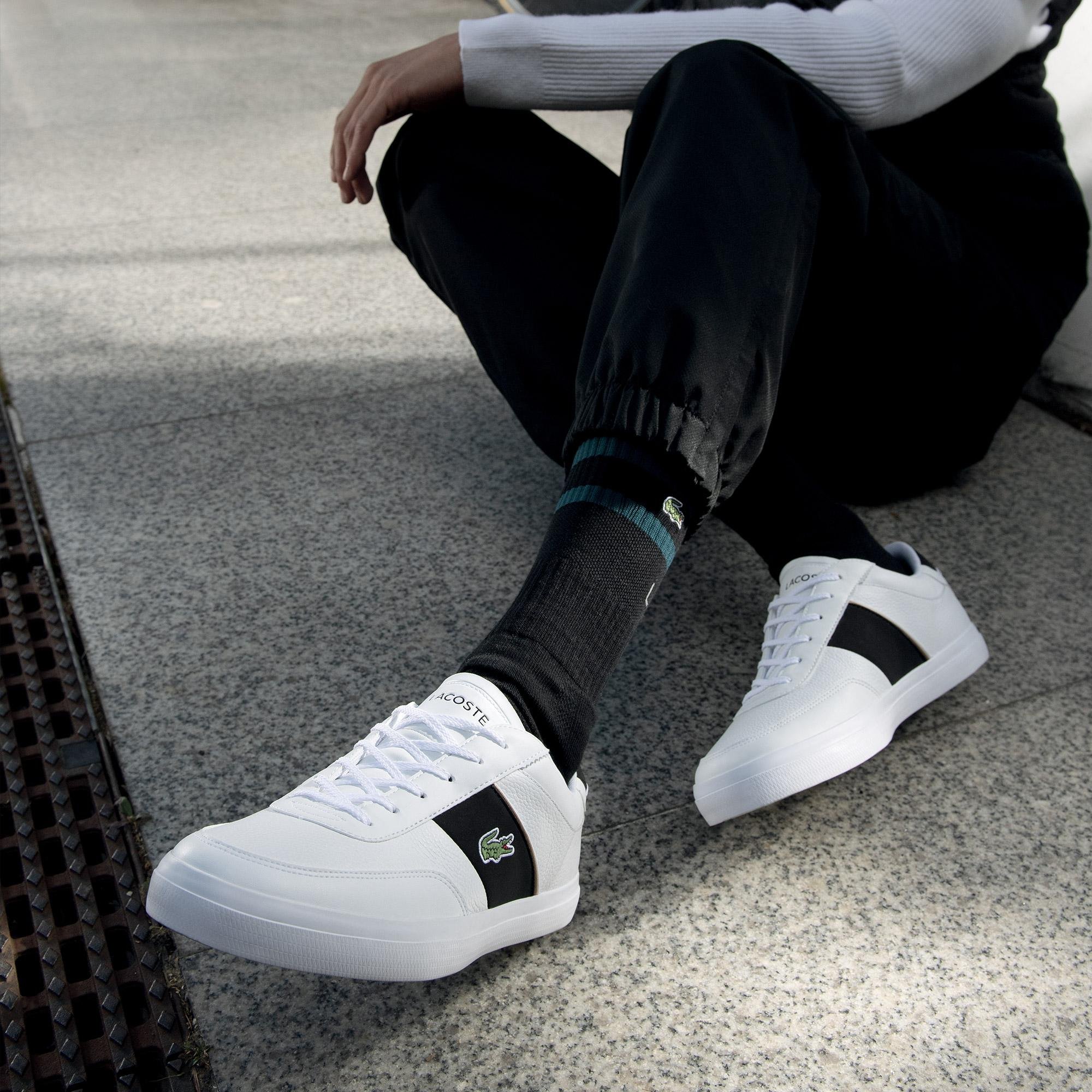 Lacoste Court-Master 319 6 Cma Erkek Beyaz - Siyah Sneaker