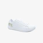 Lacoste Carnaby Evo 120 6 Us Sfa Kadın Beyaz Deri Sneaker