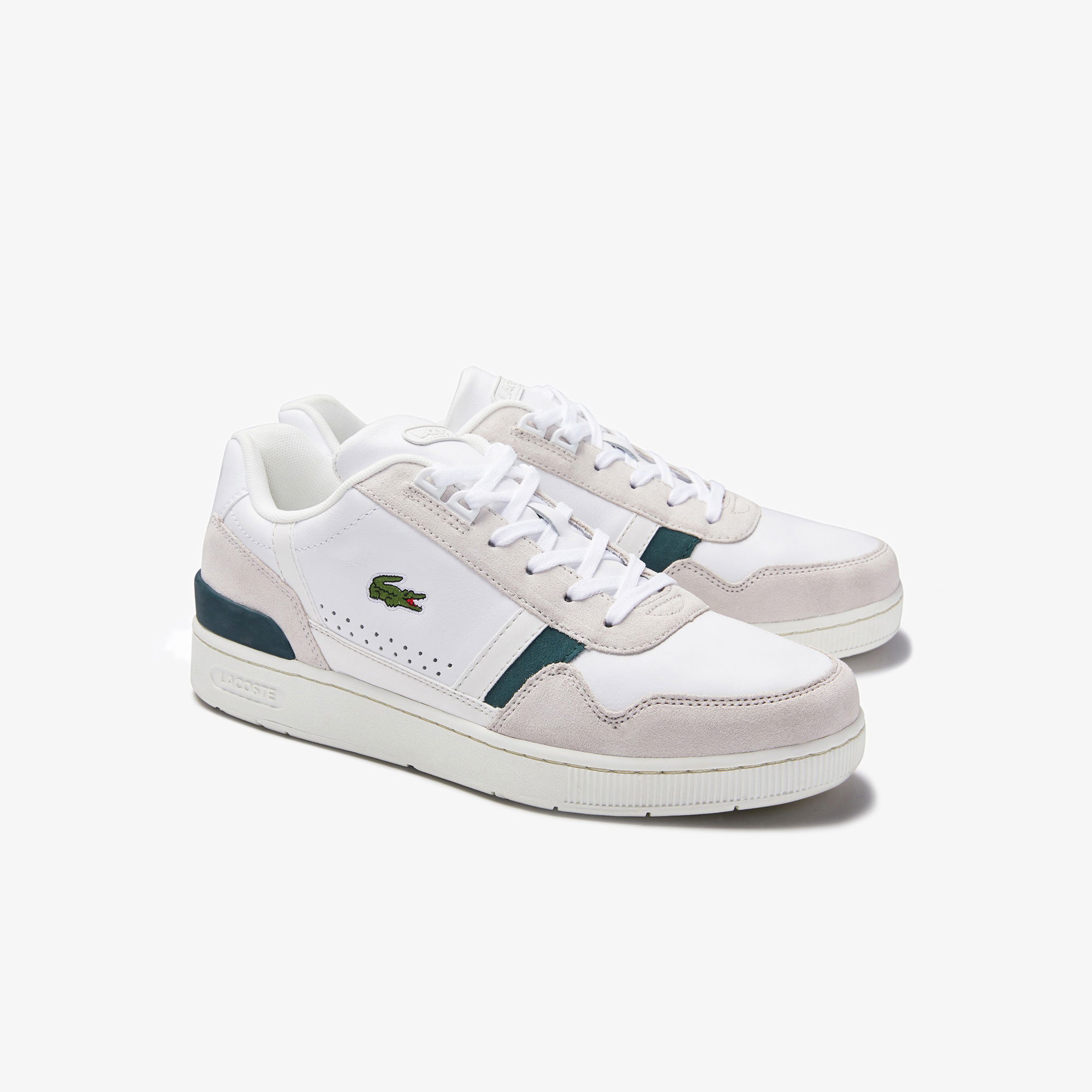 Lacoste T-Clip Erkek Deri Bej Sneaker