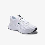 Lacoste Court-Drive 0120 1 Suj Wht/Blk Kadın Beyaz - Siyah Sneaker
