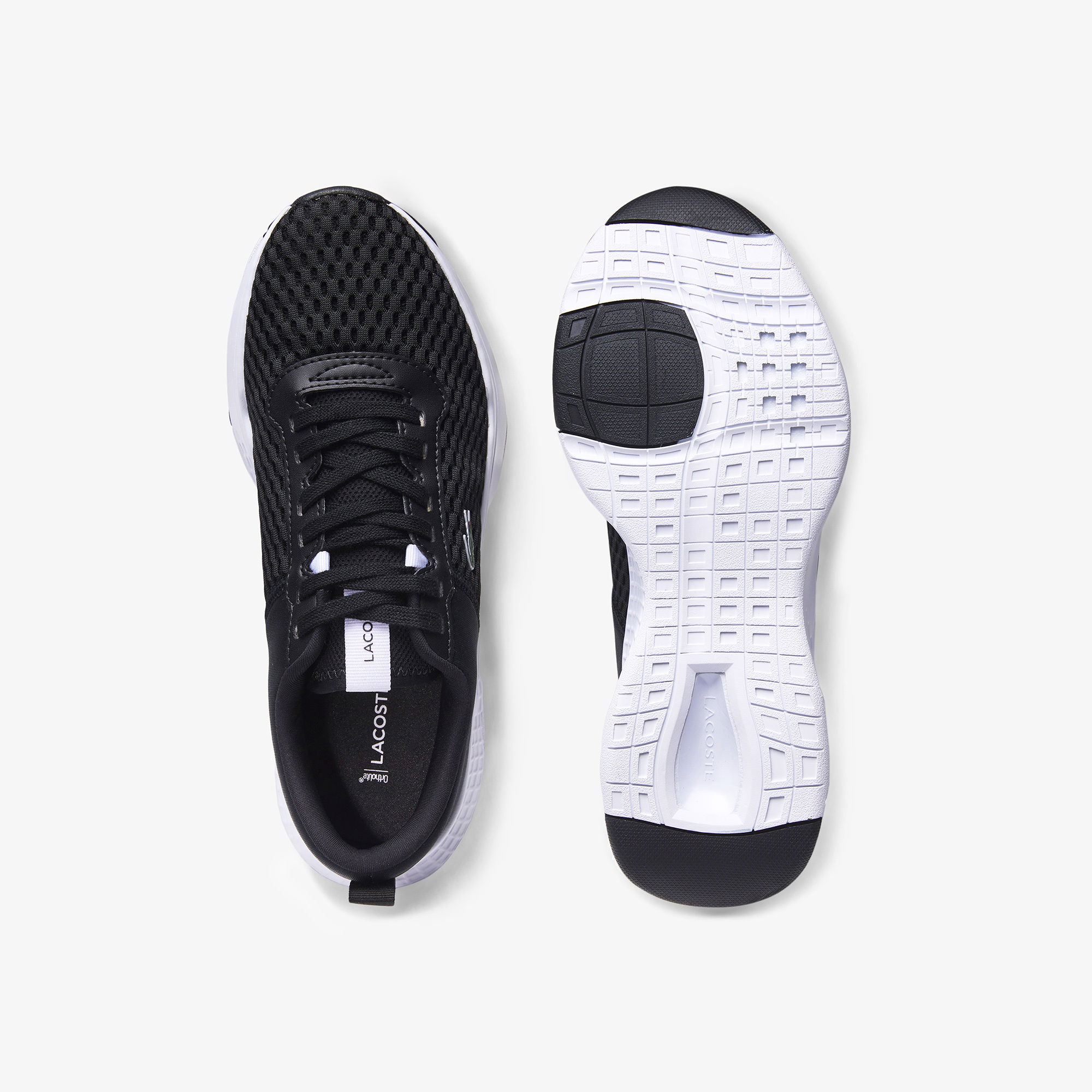 Lacoste Court-Drive 0120 1 Suj Blk/Wht Kadın Siyah - Beyaz Sneaker