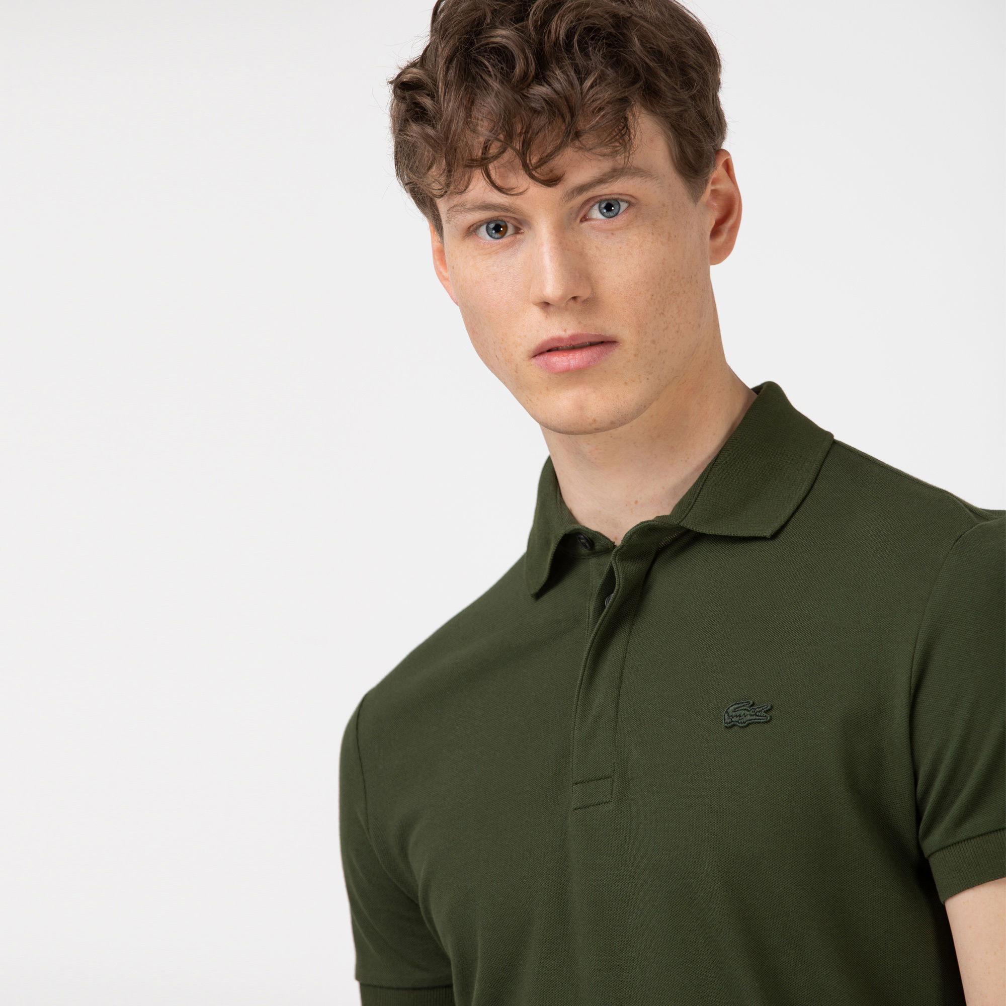 Lacoste Erkek Regular Fit Haki Paris Polo