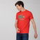 Lacoste Erkek Regular Fit Bisiklet Yaka Baskılı Kırmızı T-Shirt