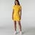 Lacoste Kadın Slim Fit Polo Yaka Sarı ElbiseSarı