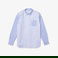 Lacoste Heritage Erkek Regular Fit Uzun Kollu Çizgili Mavi Gömlek