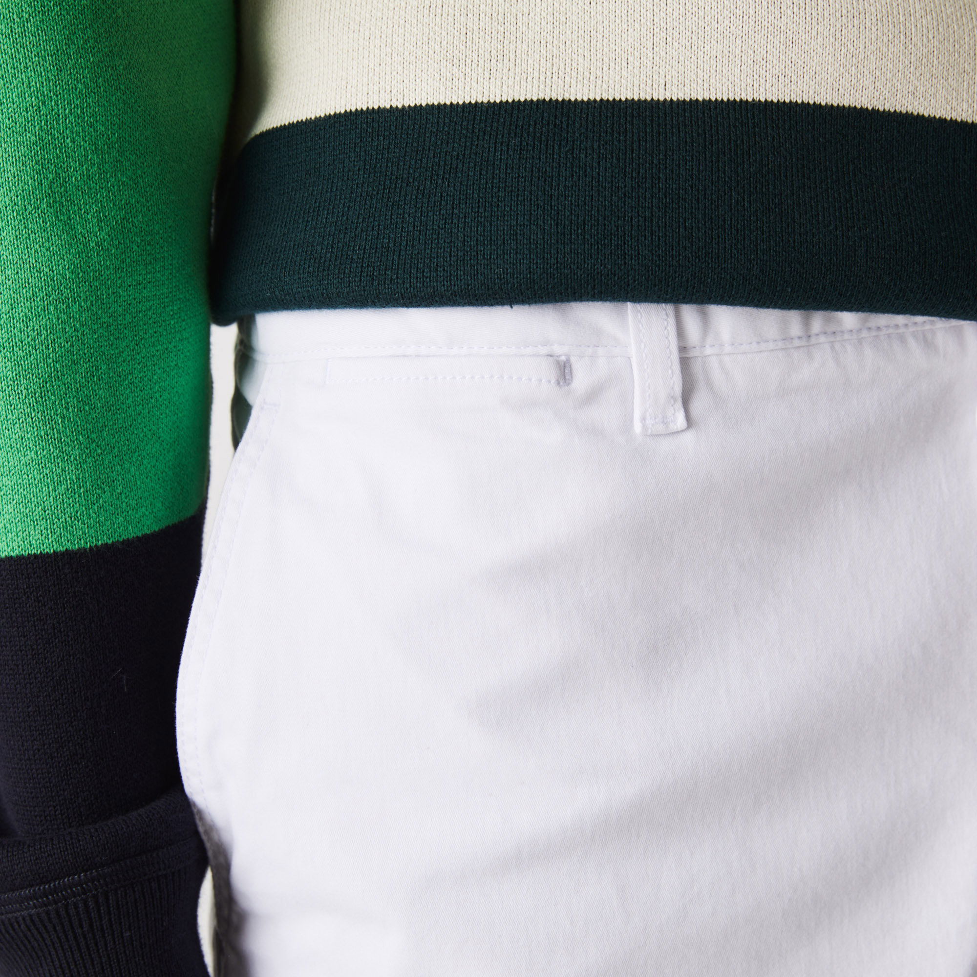 Lacoste Erkek Slim Fit Beyaz Bermuda