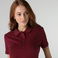 Lacoste Kadın Slim Fit Bordo Polo