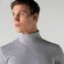 Lacoste Erkek Regular Fit Uzun Kollu Boğazlı Yaka Gri T-Shirt