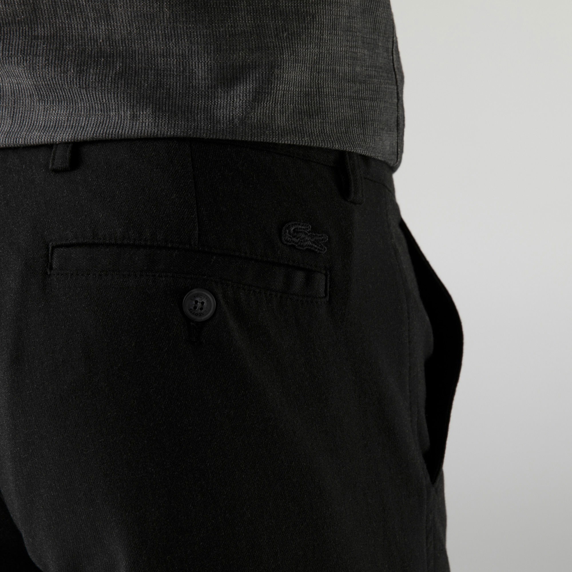 Lacoste Erkek Slim Fit Koyu Gri Pantolon