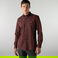 Lacoste Erkek Slim Fit Ekose Bordo Gömlek