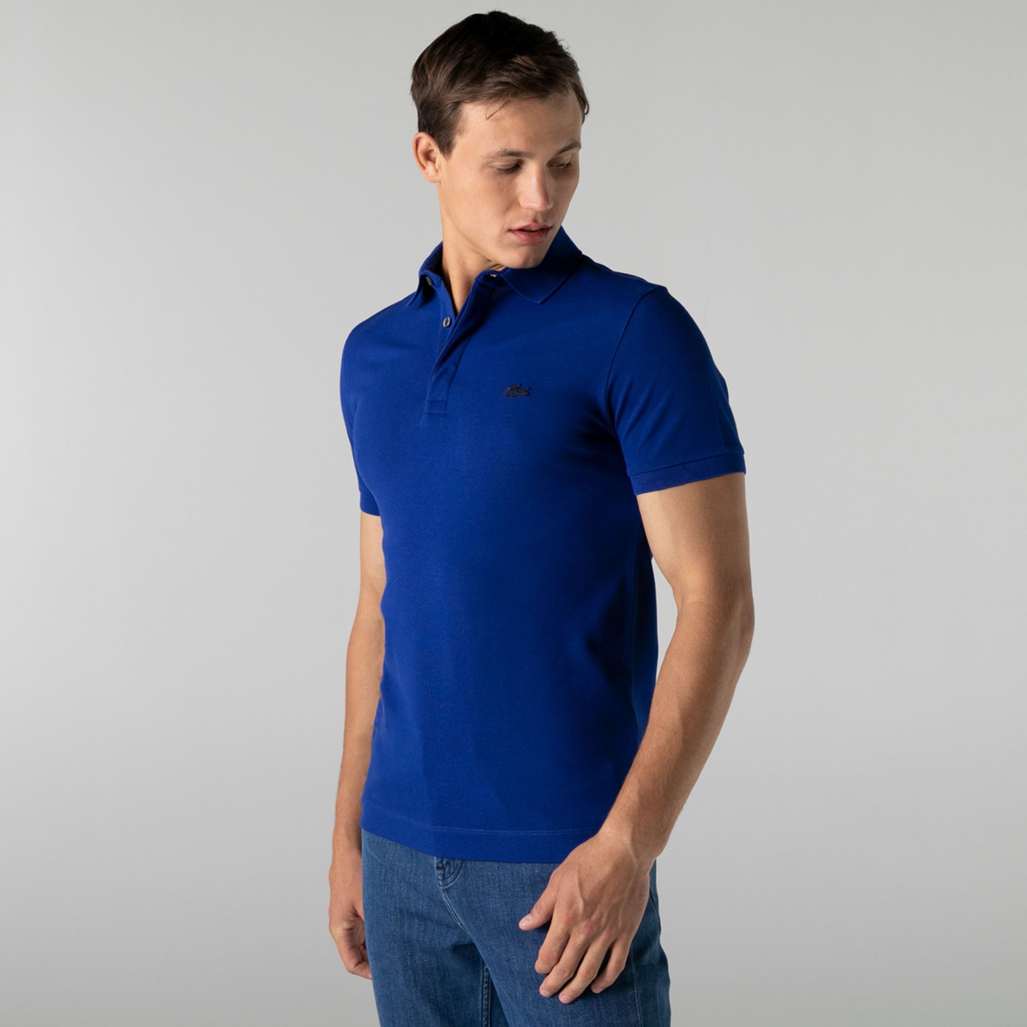 Lacoste Erkek Regular Fit Mavi Paris Polo