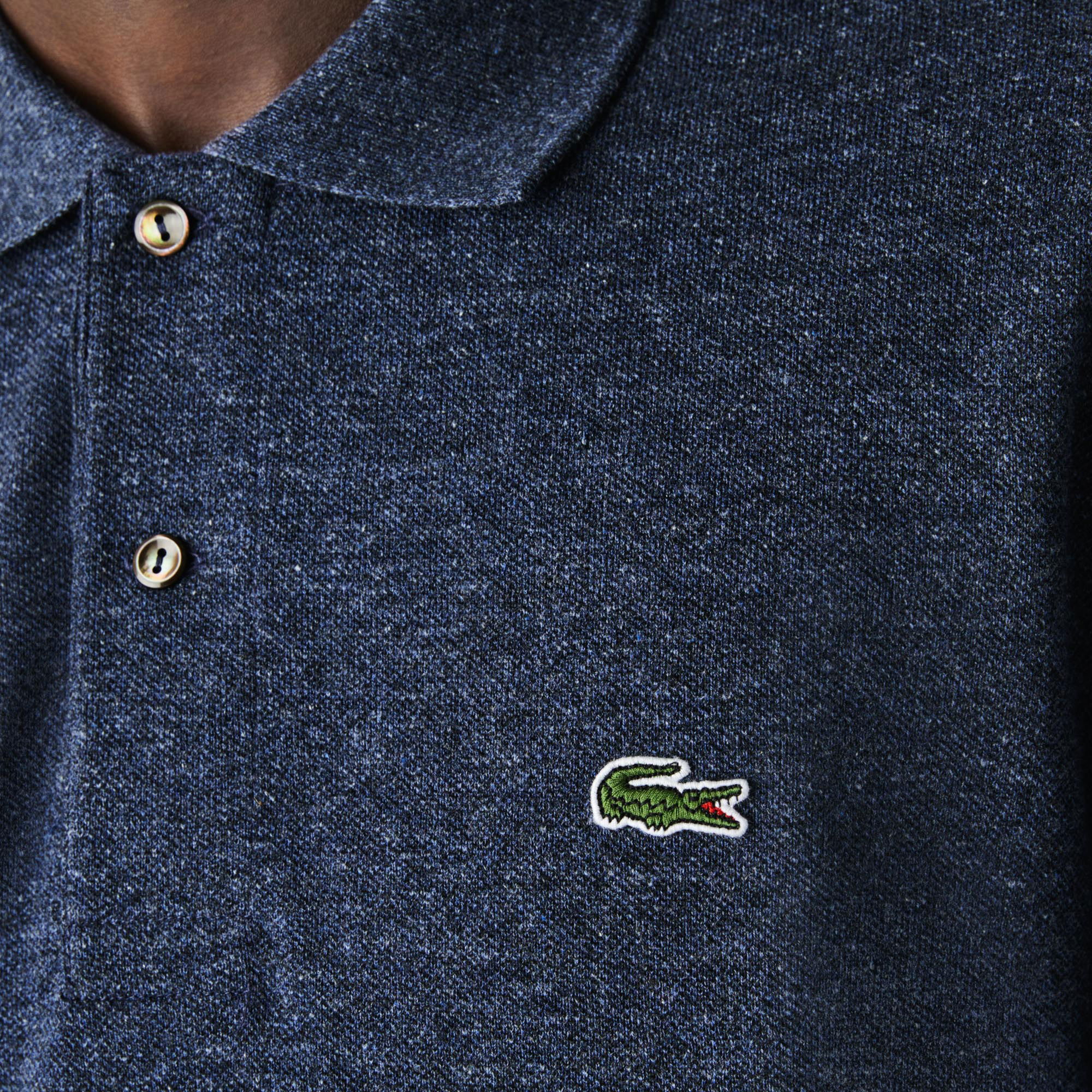 Lacoste Erkek Classic Fit Uzun Kollu Lacivert Polo