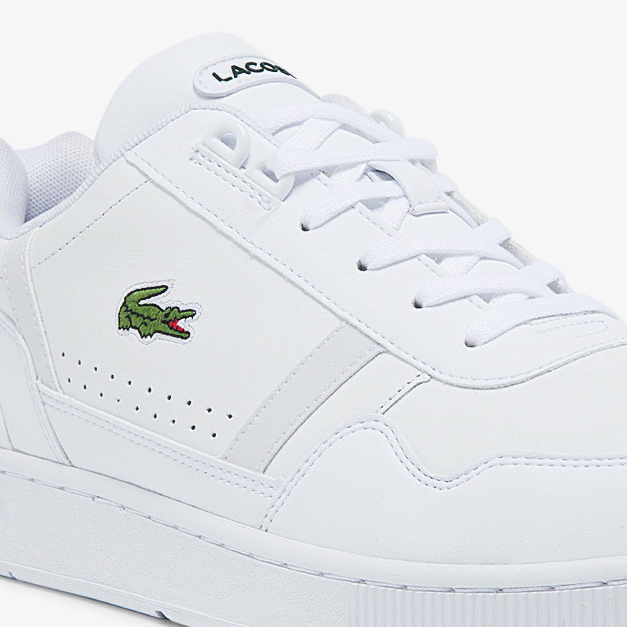 Lacoste T-Clip 0121 2 Sma Erkek Deri Beyaz Sneaker