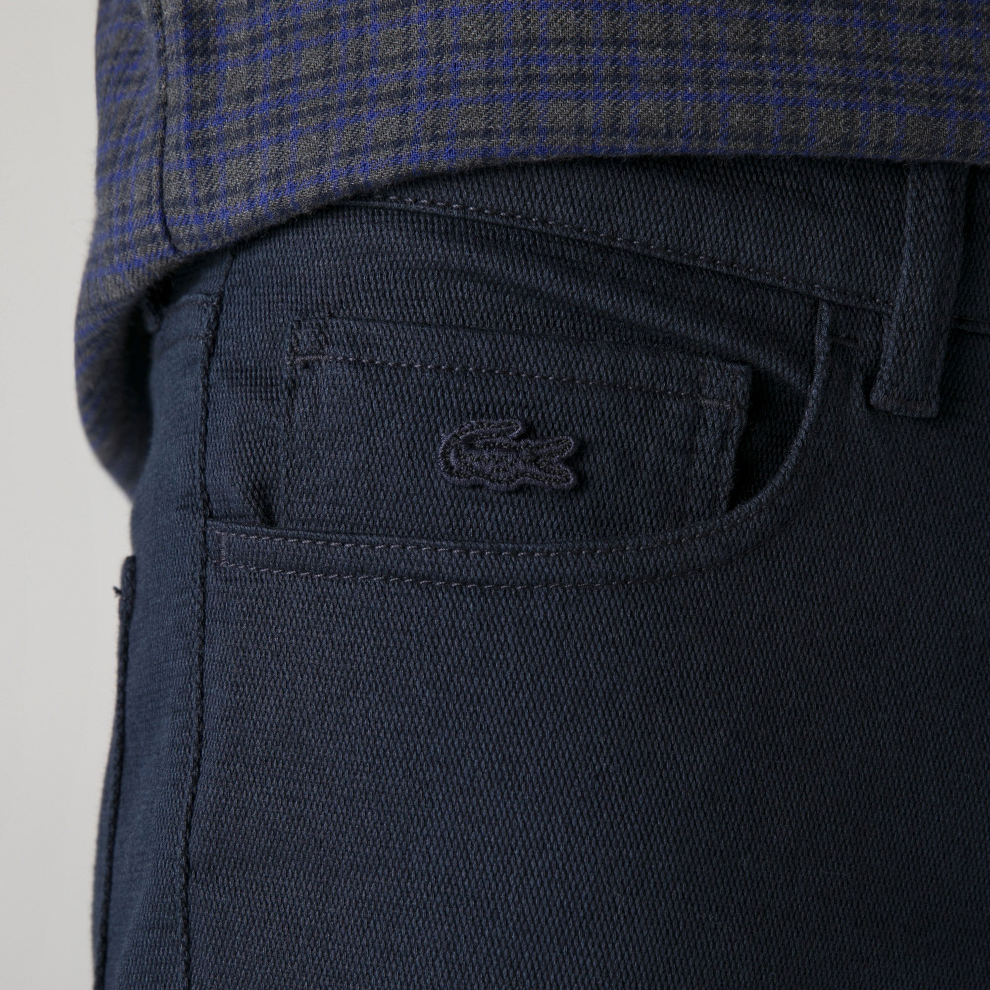 Lacoste Erkek Slim Fit Lacivert Pantolon