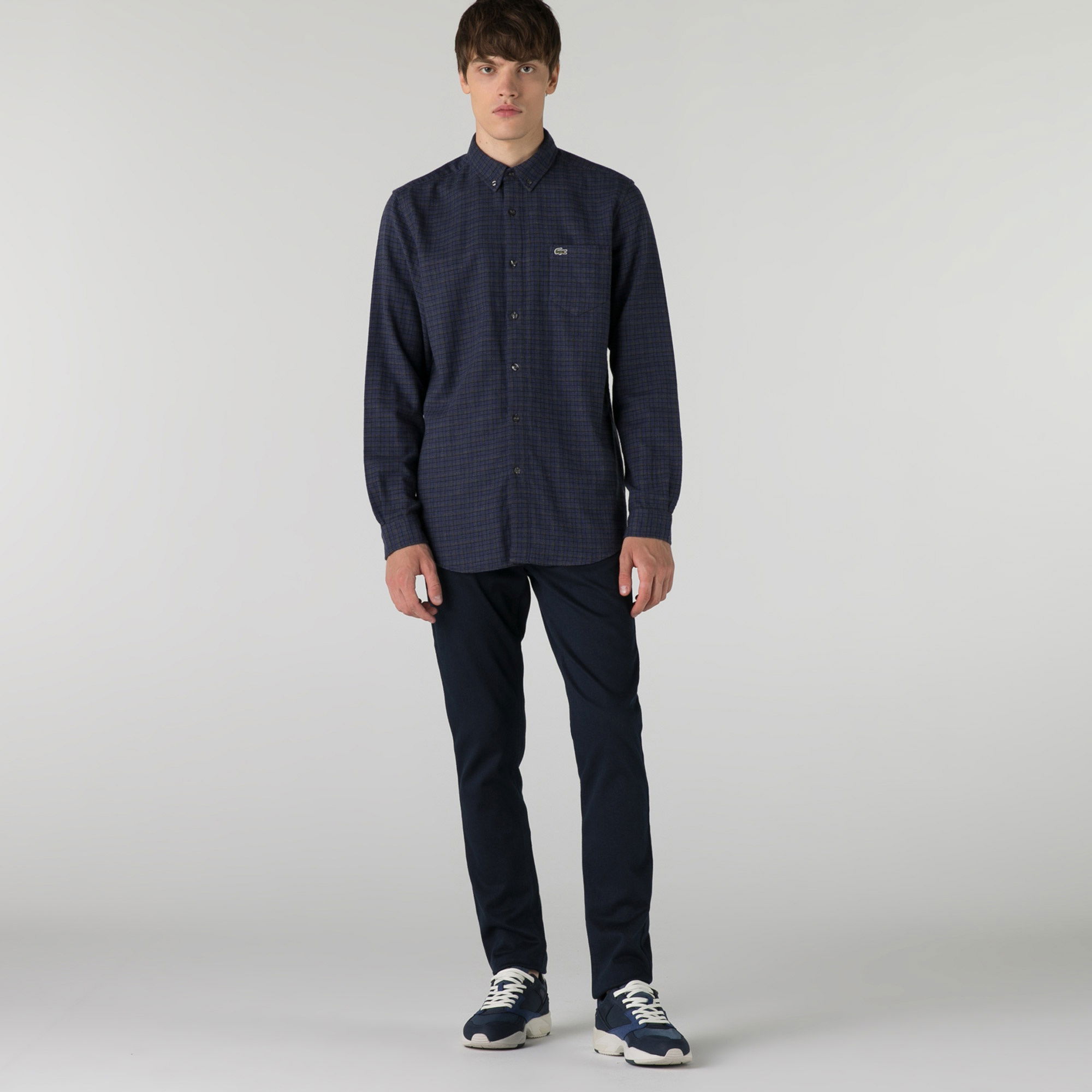 Lacoste Erkek Slim Fit Lacivert Pantolon