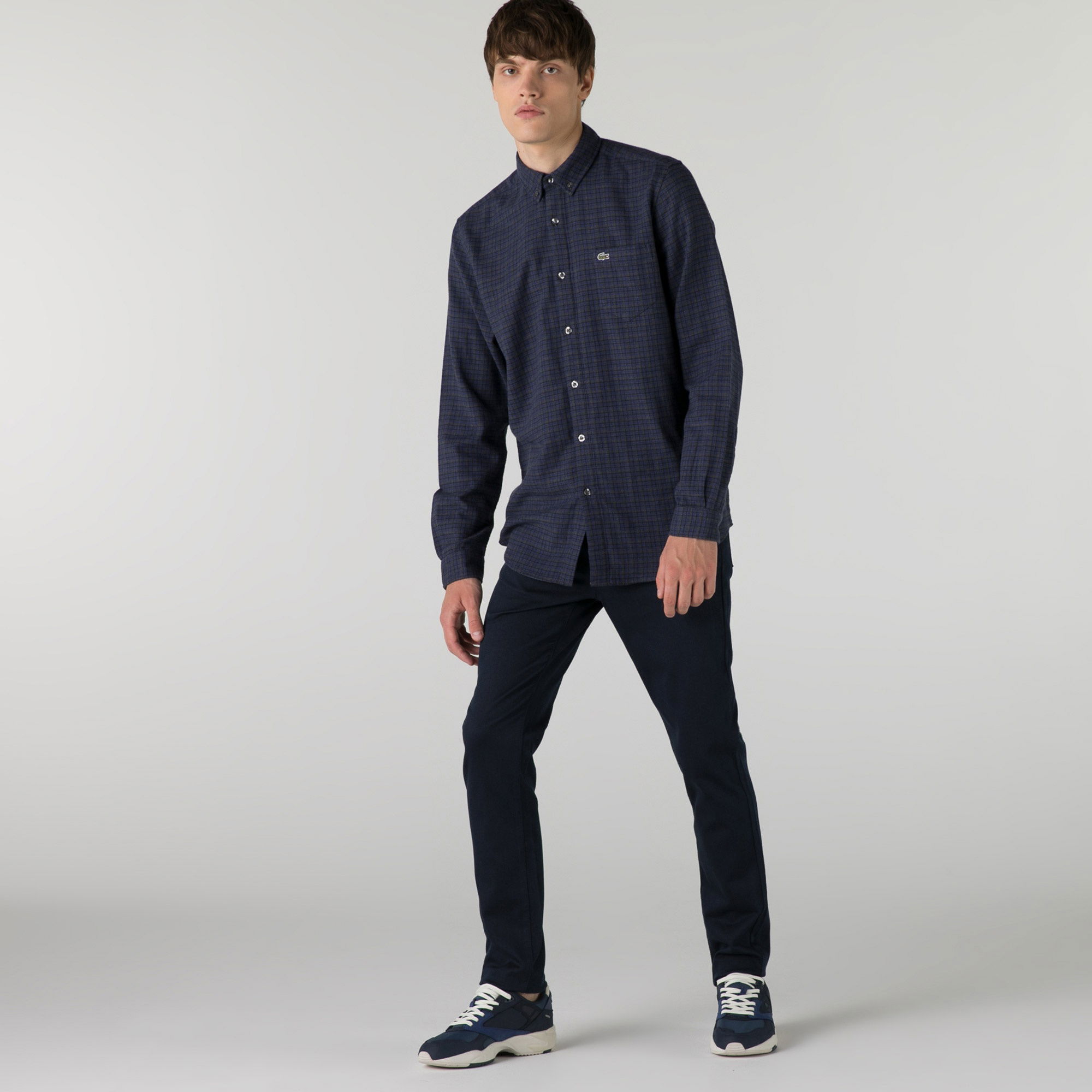 Lacoste Erkek Slim Fit Lacivert Pantolon