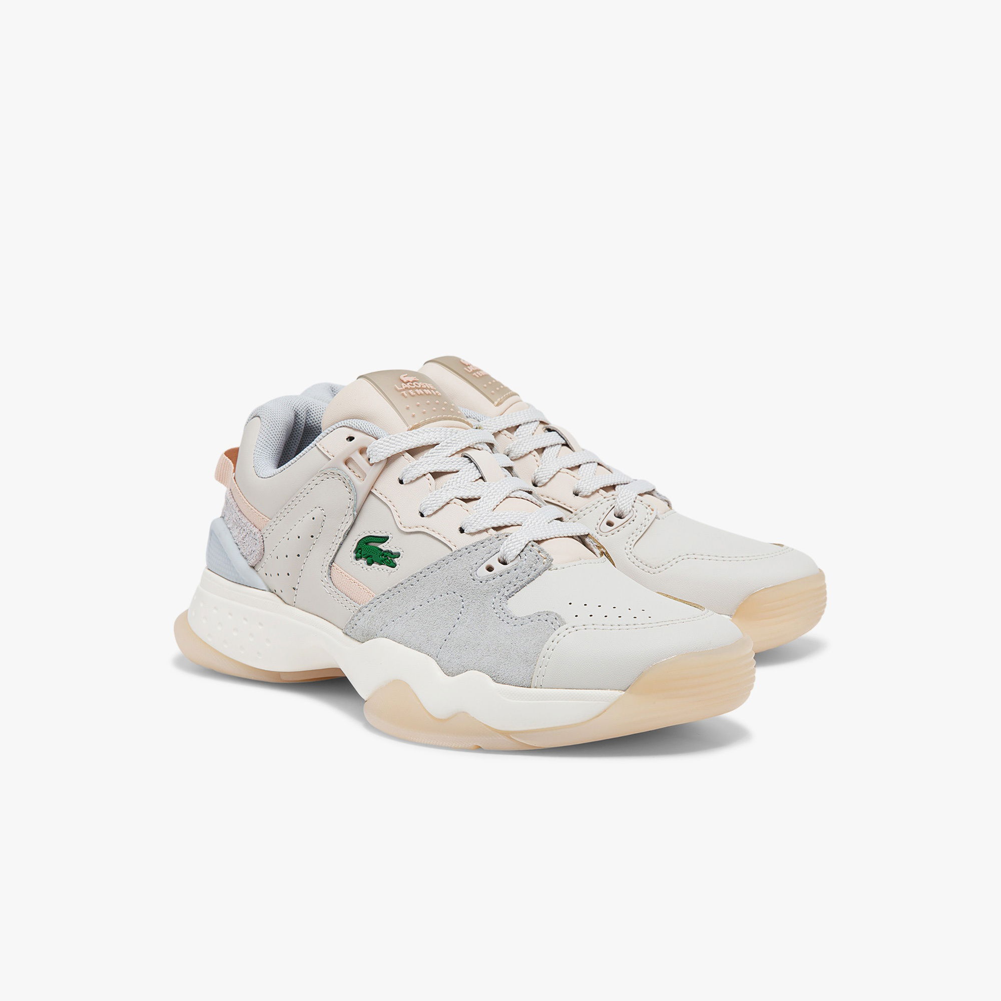 Lacoste T-Point 0121 3 Sfa Kadın Deri Pembe Sneaker