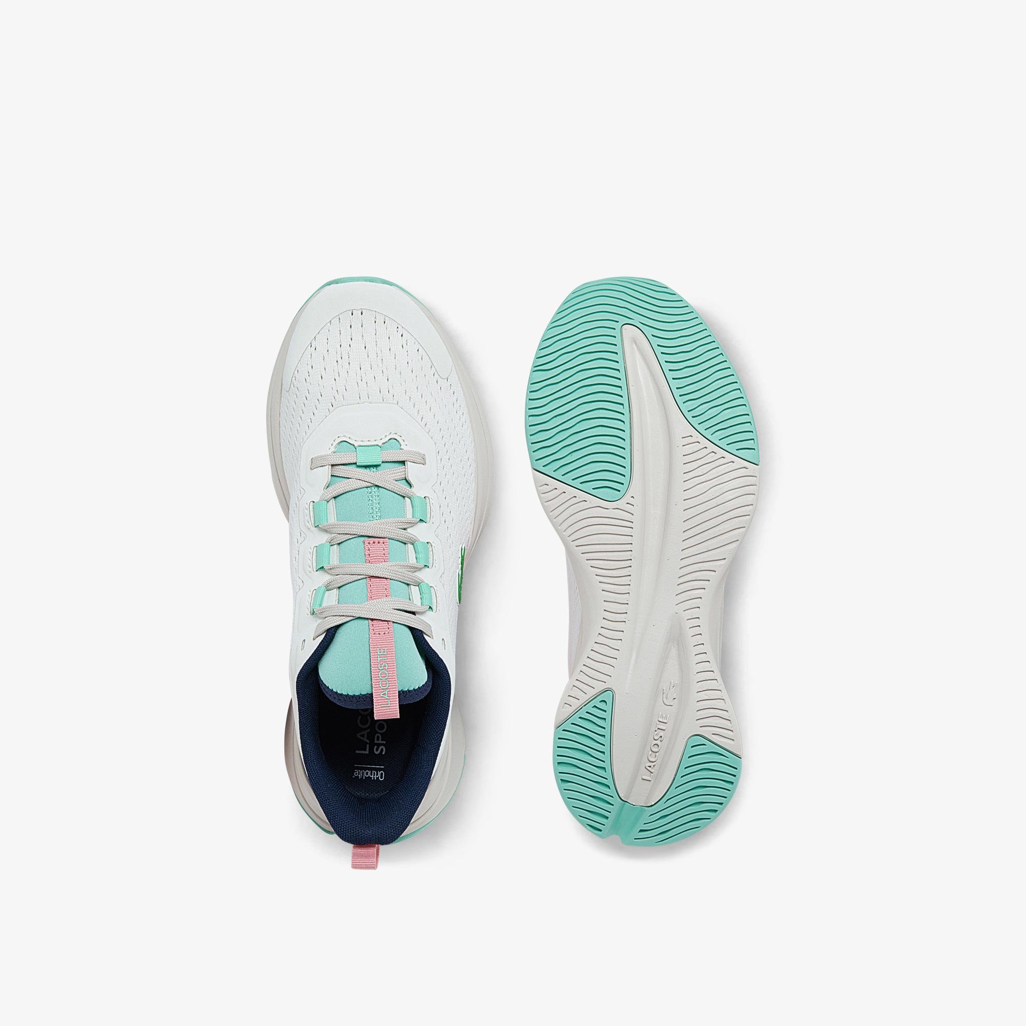 Lacoste Run Spin 0121 1 Sfa Kadın Beyaz - Mavi Sneaker