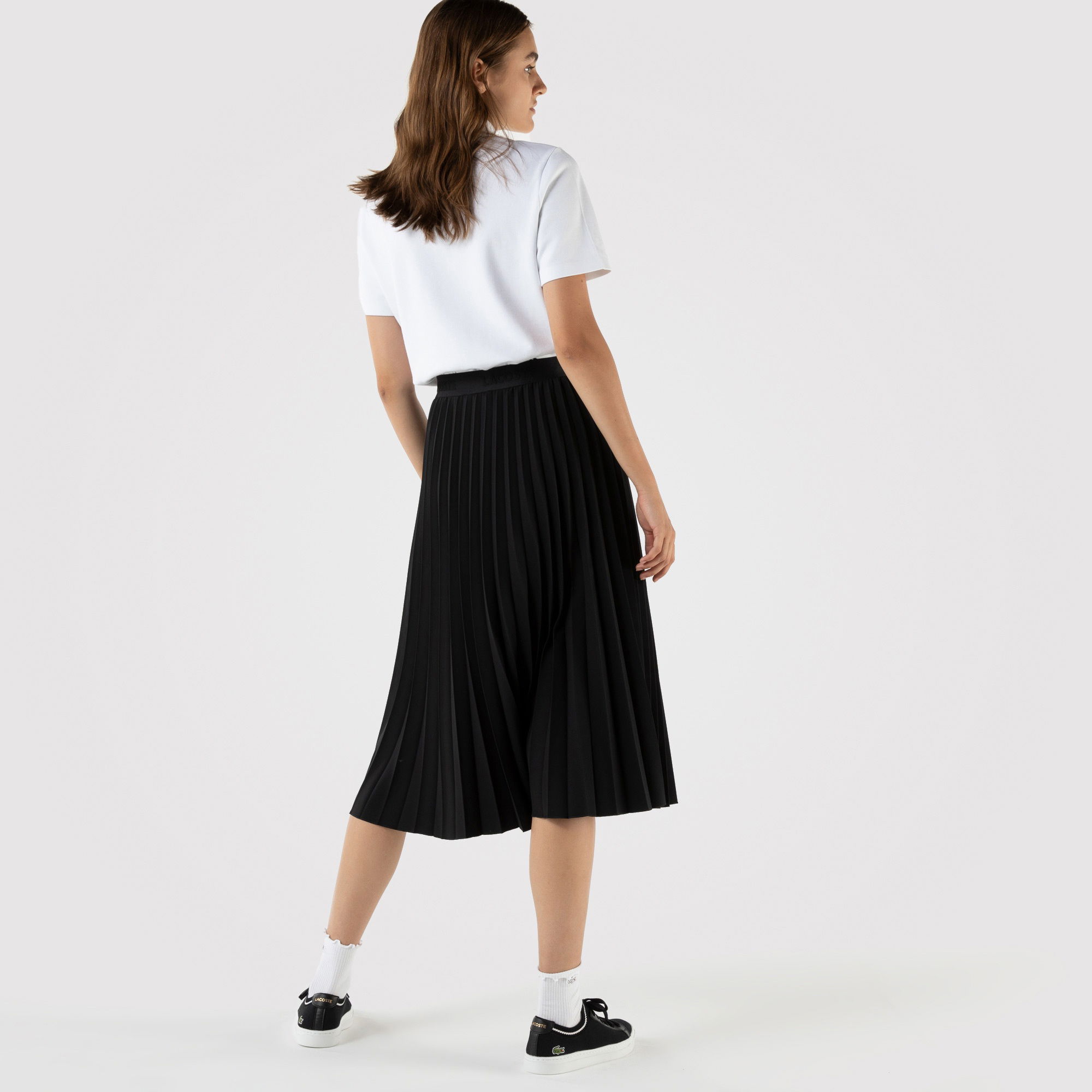 Lacoste Kadın Loose Fit Siyah Etek