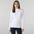 Lacoste Kadın Slim Fit Uzun Kollu Boğazlı Yaka Beyaz T-ShirtBeyaz