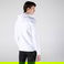 Lacoste Erkek Slim Fit Kapüşonlu Çizgili Beyaz Sweatshirt