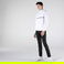 Lacoste Erkek Slim Fit Kapüşonlu Çizgili Beyaz Sweatshirt