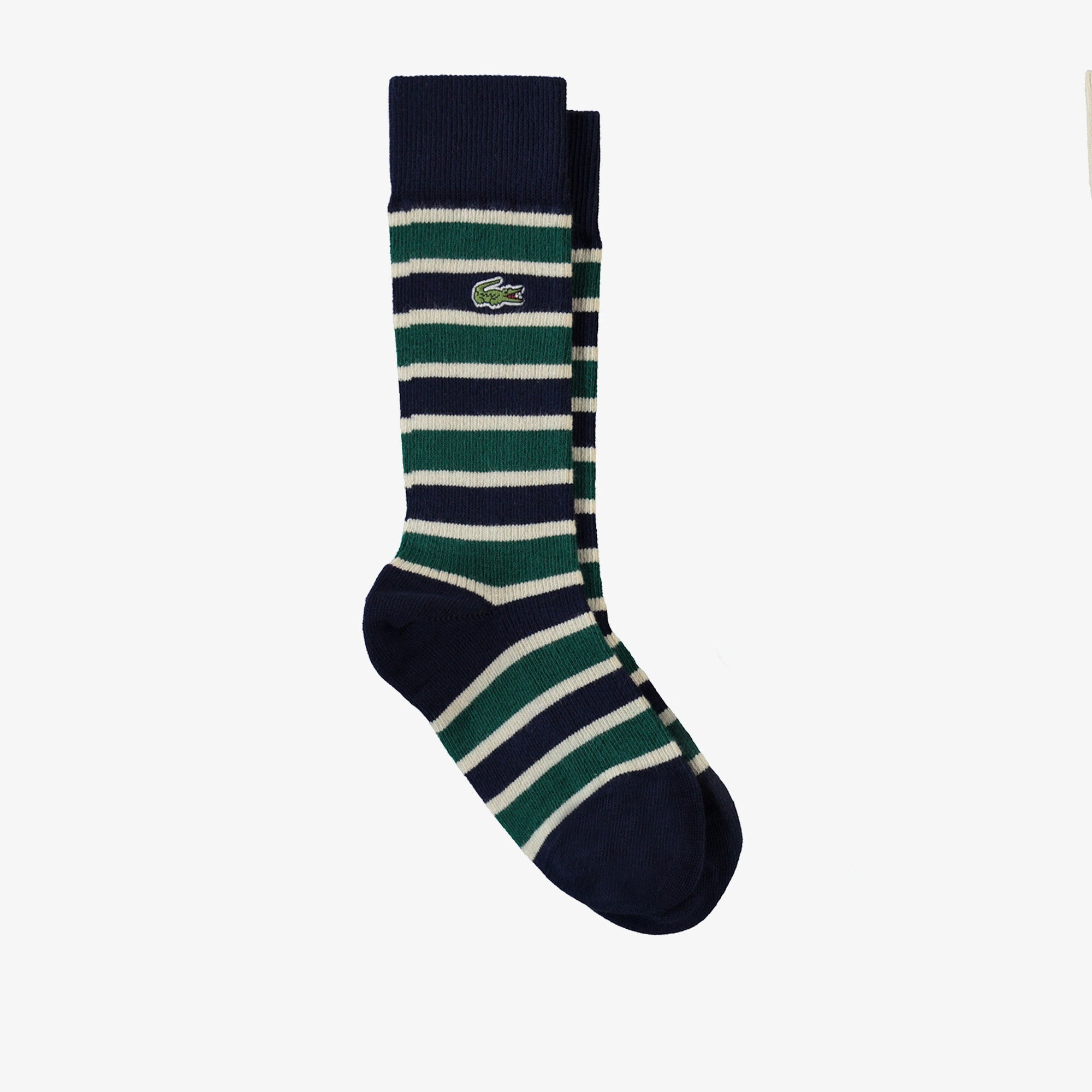 Lacoste Heritage Erkek Uzun Çizgili 3'lü Renkli Çorap
