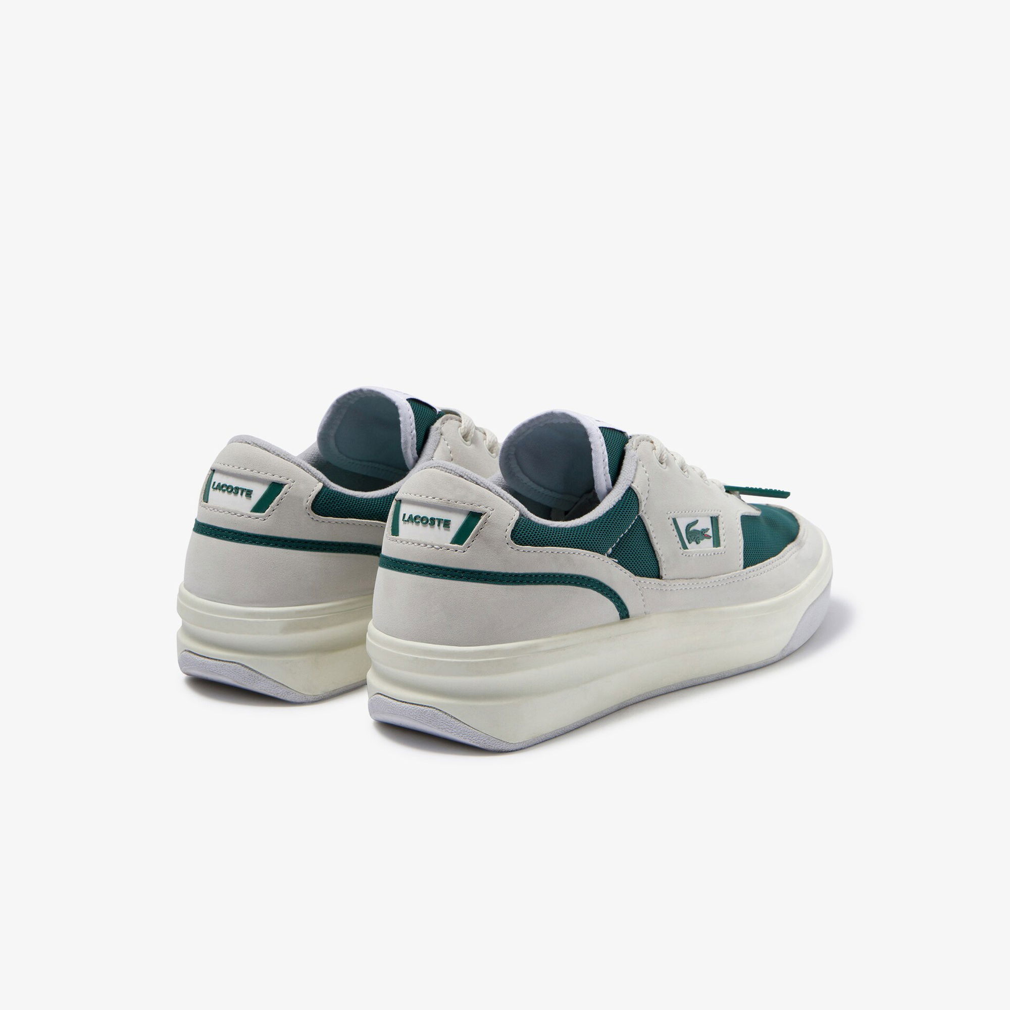 Lacoste G80 Og 120 1 Sma Erkek Beyaz - Koyu Yeşil Deri Sneaker