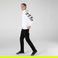 Lacoste Erkek Classic Fit Kapüşonlu Baskılı Beyaz Sweatshirt