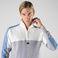 Lacoste Erkek Regular Fit Yarım Fermuarlı Renk Bloklu Beyaz Sweatshirt