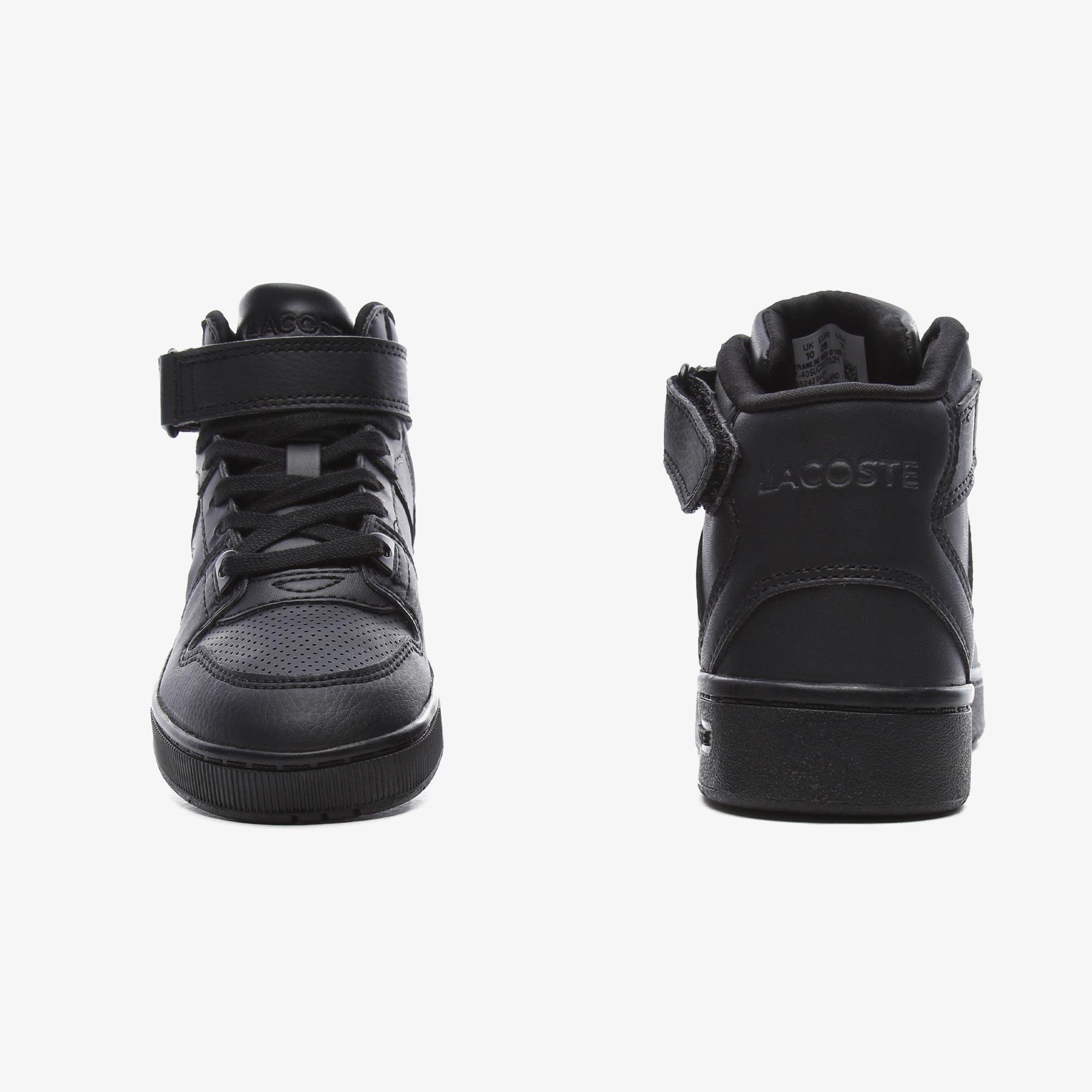 Lacoste Tramline Mid 0120 1 Suc Çocuk Siyah Sneaker