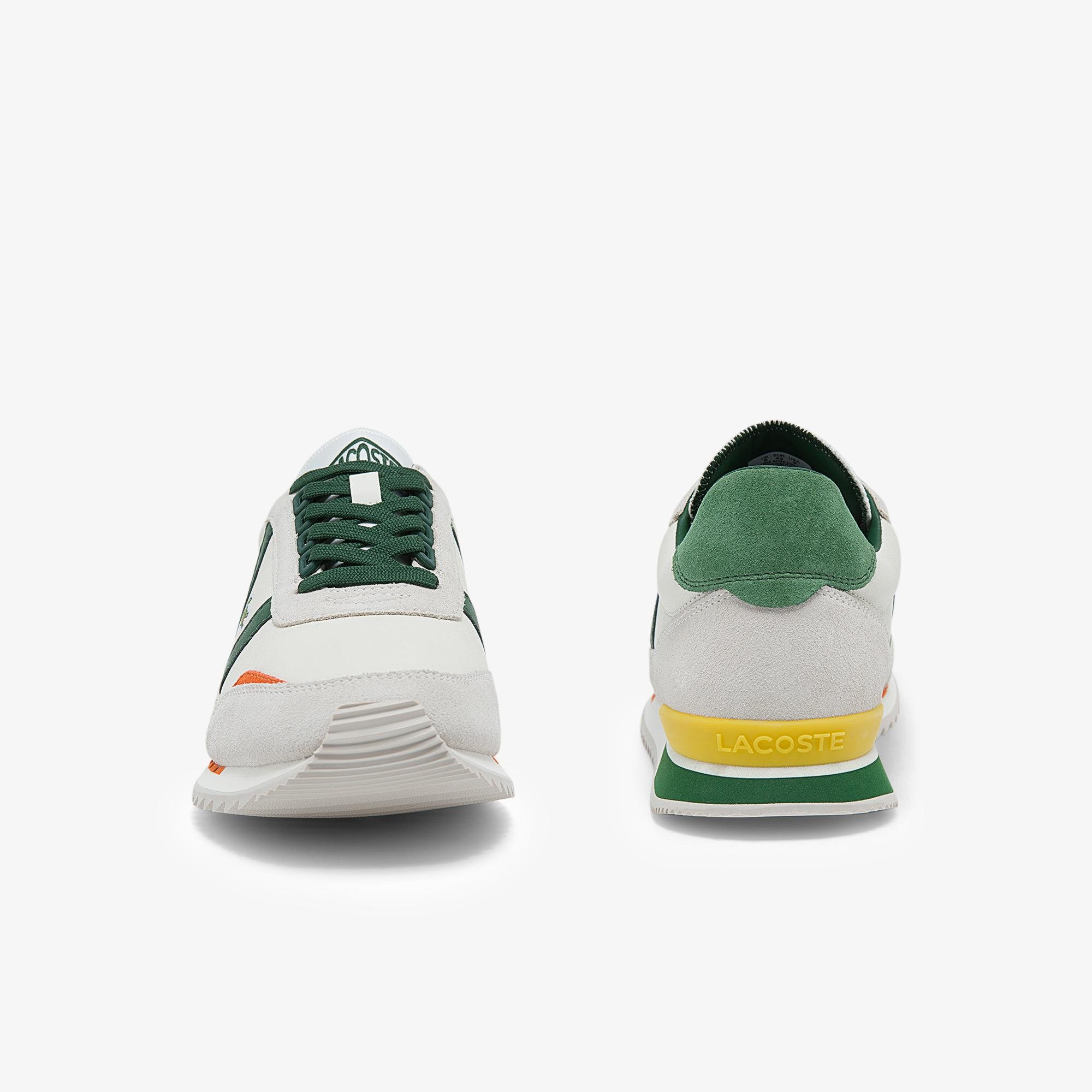 Lacoste Partner Retro 0121 3 Sma Erkek Deri Beyaz - Yeşil Sneaker