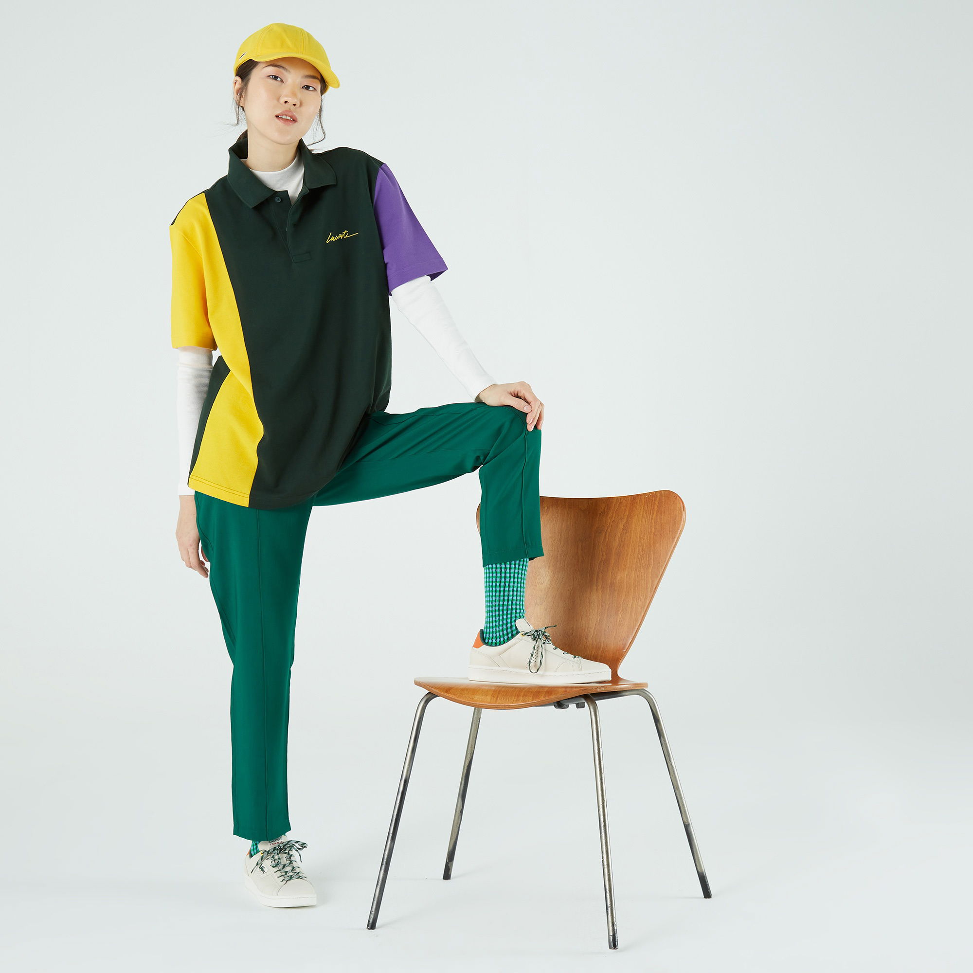Lacoste Kadın Slim Fit Yeşil Eşofman Altı