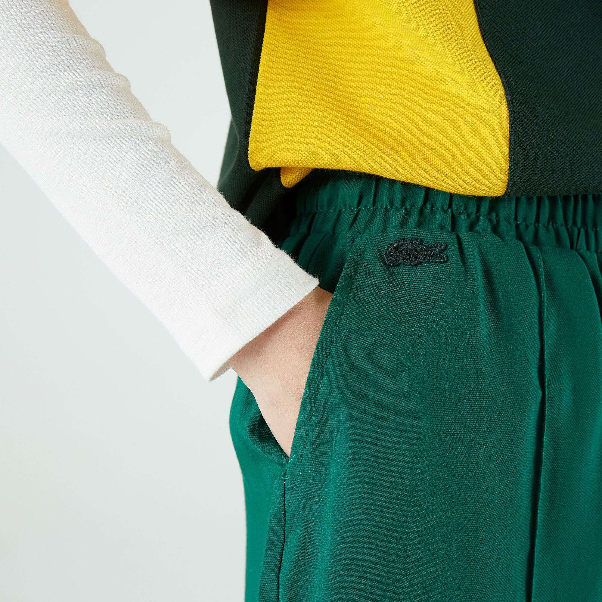 Lacoste Kadın Slim Fit Yeşil Eşofman Altı