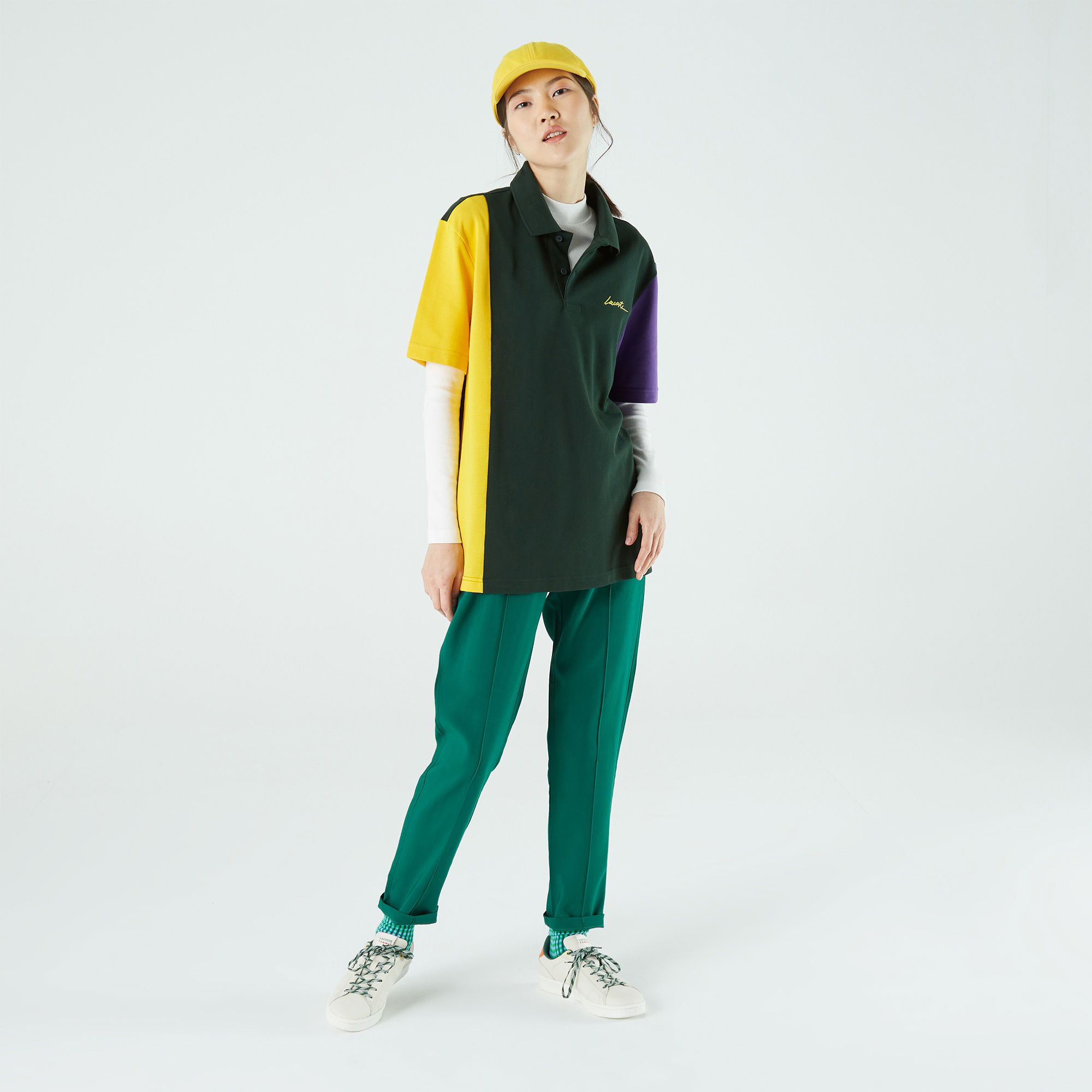Lacoste Kadın Slim Fit Yeşil Eşofman Altı