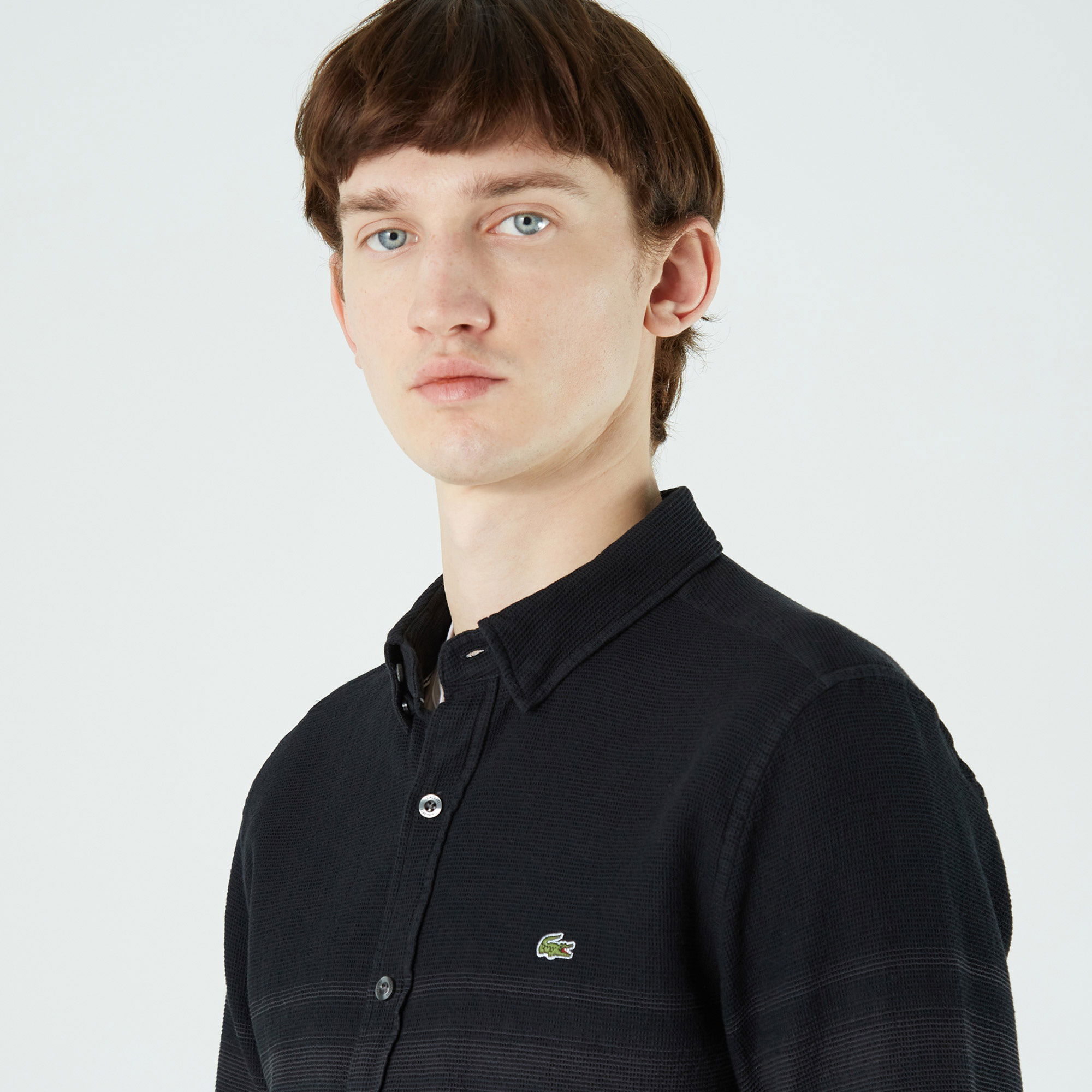 Lacoste Erkek Slim Fit Siyah Gömlek