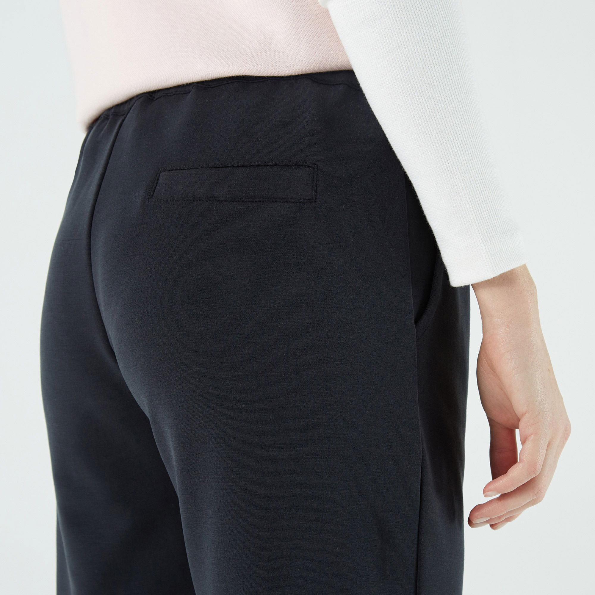 Lacoste Kadın Slim Fit Baskılı Siyah Eşofman Altı