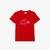 Lacoste Erkek Çocuk Regular Fit Bisiklet Yaka Baskılı Kırmızı T-ShirtKırmızı