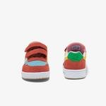 Lacoste X Peanuts Çocuk T-Clip Renkli Deri Sneaker