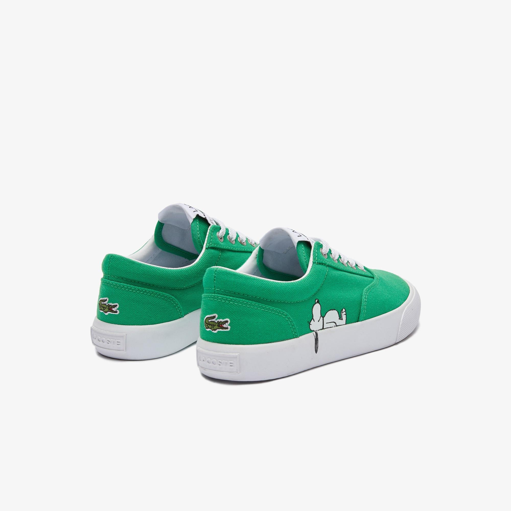 Lacoste x Peanuts Çocuk Yeşil Sneaker