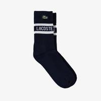 Lacoste Erkek Baskılı Beyaz Çorap525