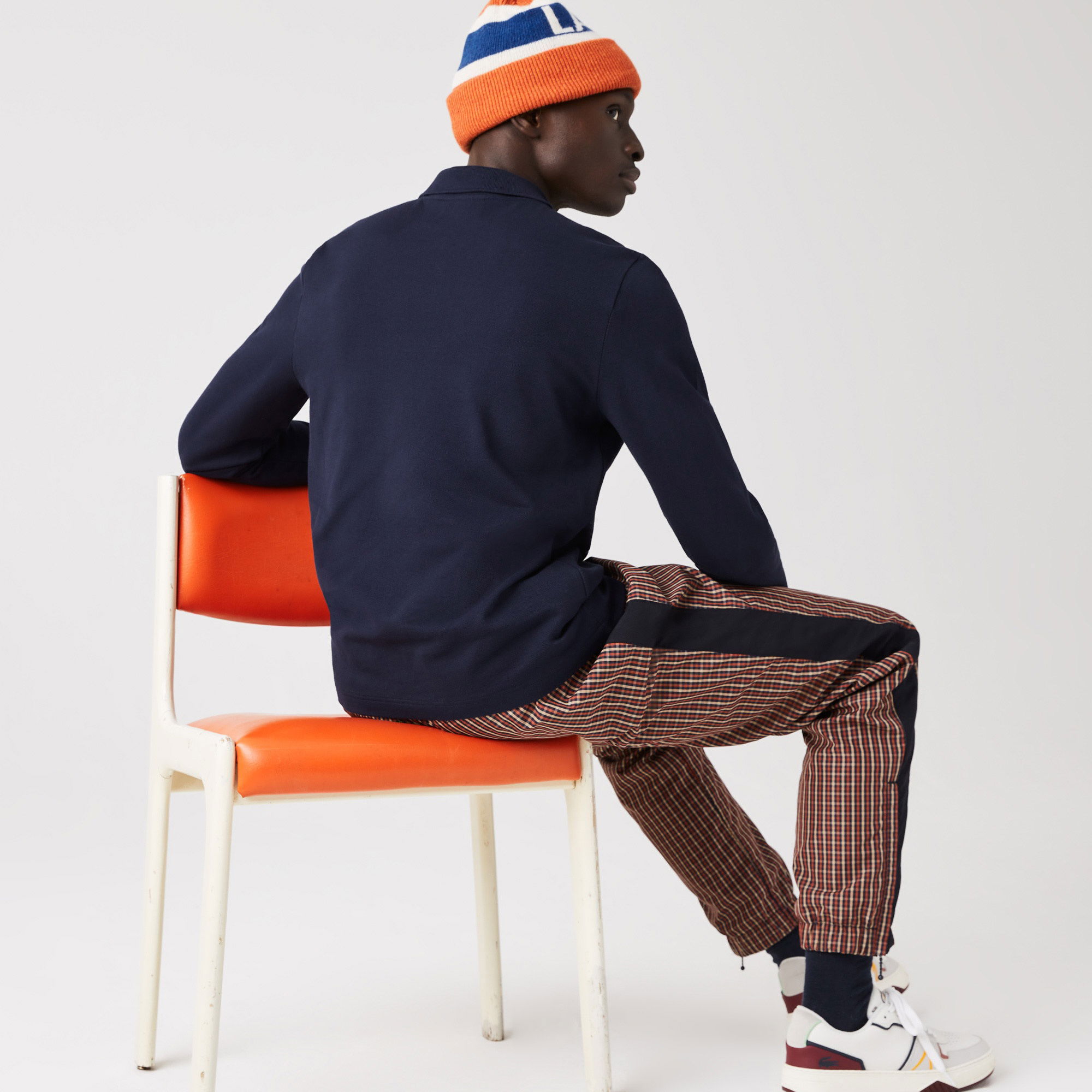 Lacoste Erkek Regular Fit Uzun Kollu Lacivert Polo