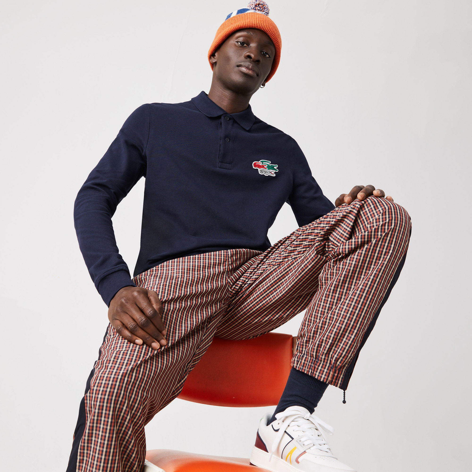 Lacoste Erkek Regular Fit Uzun Kollu Lacivert Polo