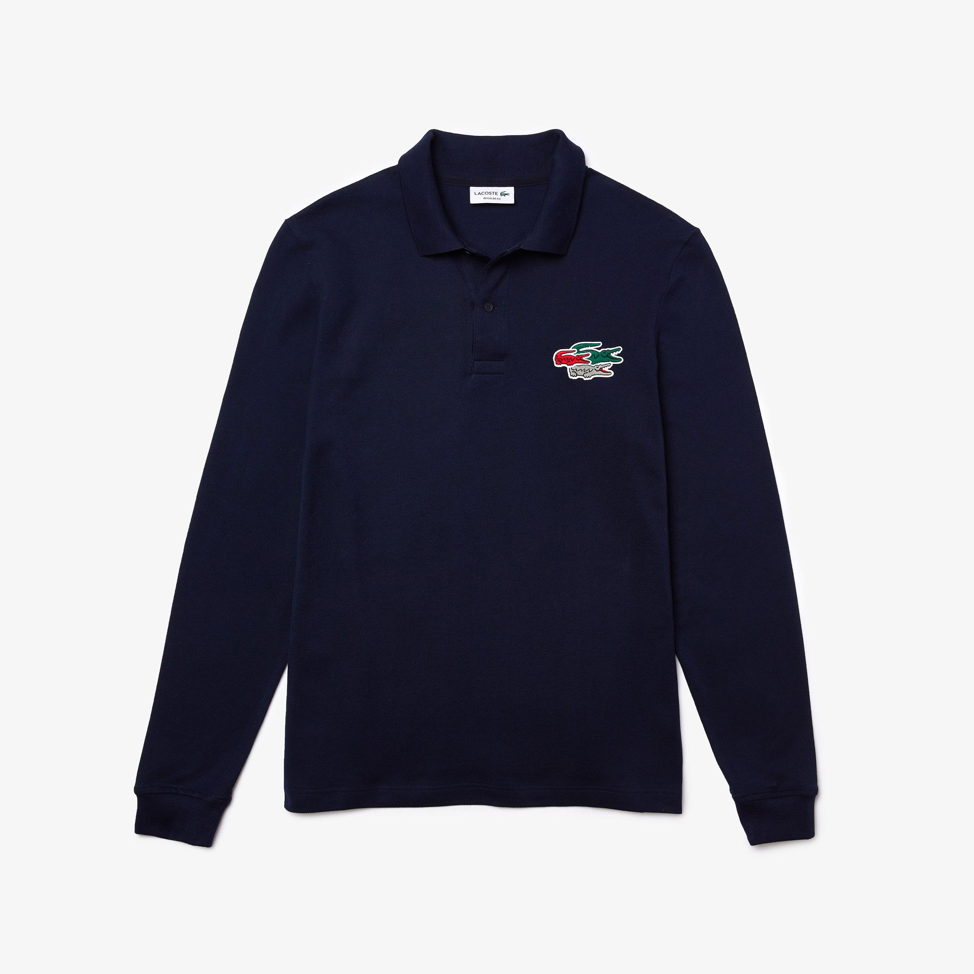 Lacoste Erkek Regular Fit Uzun Kollu Lacivert Polo