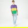 Lacoste Erkek Regular Fit Renk Bloklu Mor Polo