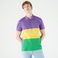 Lacoste Erkek Regular Fit Renk Bloklu Mor Polo