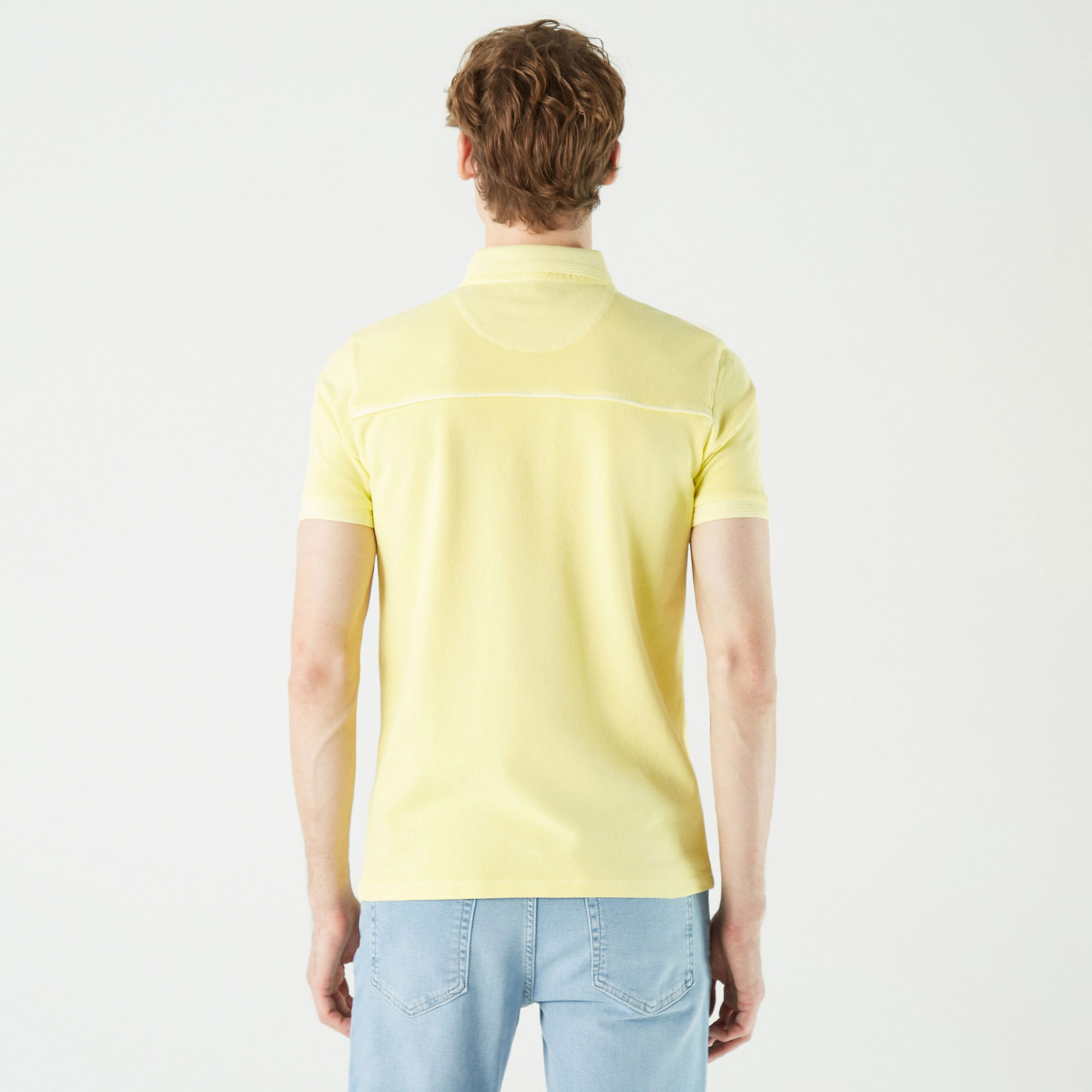 Lacoste Erkek Regular Fit Sarı Polo