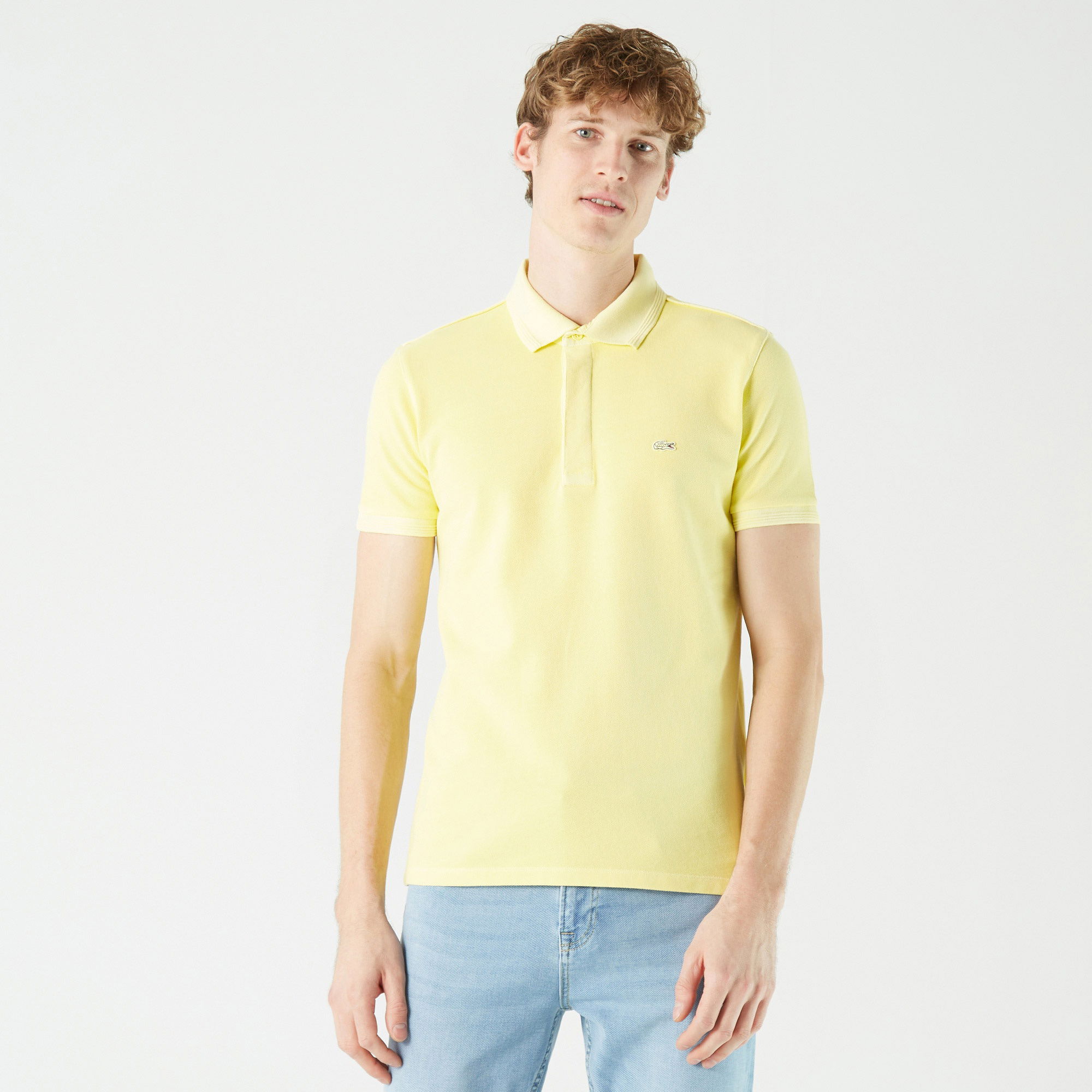 Lacoste Erkek Regular Fit Sarı Polo